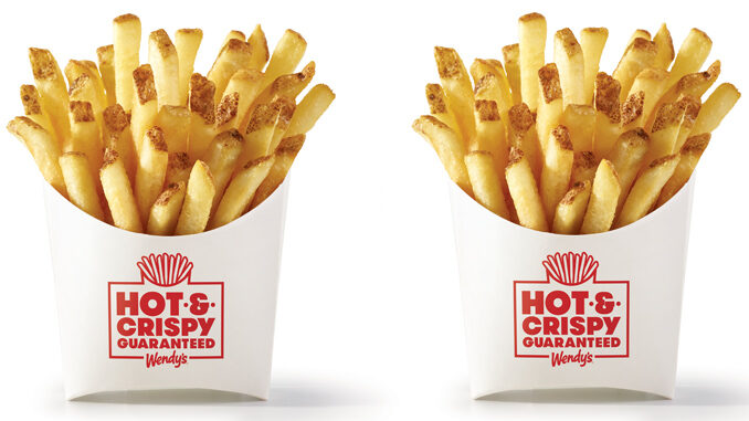 Free Small Fries With $5 Biggie Bag Purchase In The Wendy’s App From May 2-8, 2022