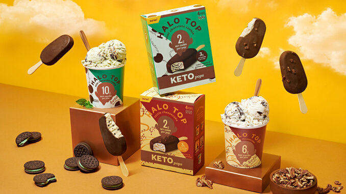 Halo Top Releases New Turtle Cheesecake And Mint Chocolate Cookie Keto Pops And Keto Pints