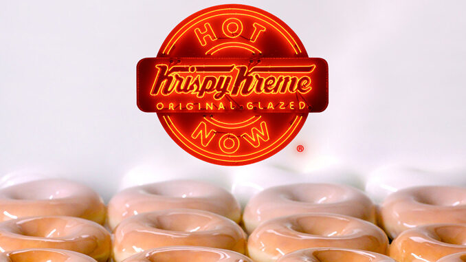 Krispy Kreme Giving Away Free Original Glazed Doughnuts During Hot Light Hours Starting June 8, 2022
