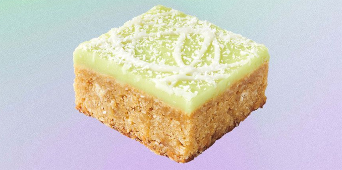 Lime-Frosted Coconut Bar