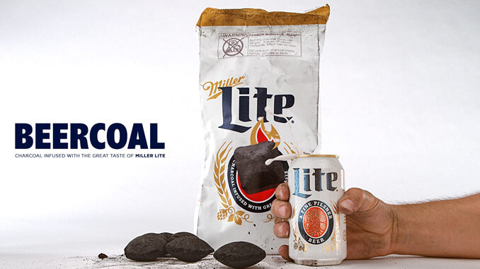 Miller Lite Launches New Beer-infused Charcoal
