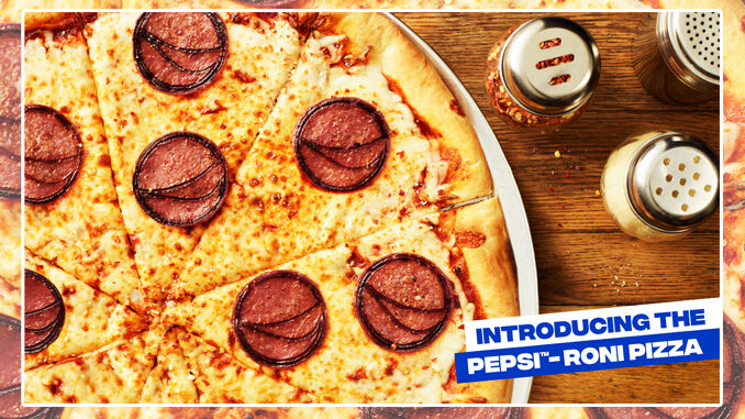 Pepsi Unveils New Pepsi-Roni Pizza Topped With Pepsi-Infused Pepperoni