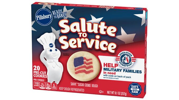 Pillsbury Introduces New Shape Flag Sugar Cookie Dough, Salute To Service