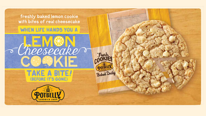 Potbelly Brings Back The Lemon Cheesecake Cookie