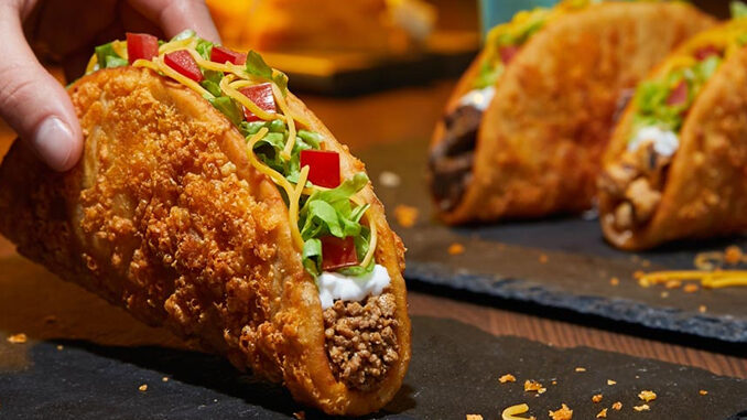 Taco Bell Brings Back The Toasted Cheddar Chalupa For A Limited Time