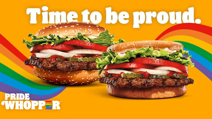 Burger King Launches New Pride Whopper With Two Same-Side Buns In Austria