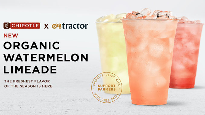 Chipotle Adds New Watermelon Limeade By Tractor Beverage Co.