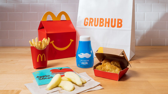 McDonald’s Offers Free Happy Meal On Grubhub Orders Of $15 Or More For McDelivery Through June 30, 2022