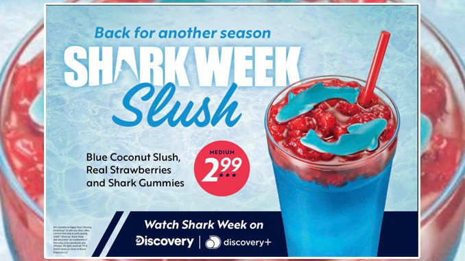 Sonic Welcomes Back The Shark Week Slush