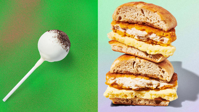 Starbucks Adds New Chicken, Maple Butter & Egg Sandwich And New Cookies & Cream Cake Pop