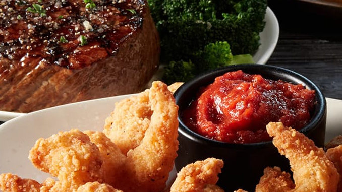 Get 12 Double Crunch Shrimp For $1 With Any Steak Entree Order At Applebee’s For A Limited Time