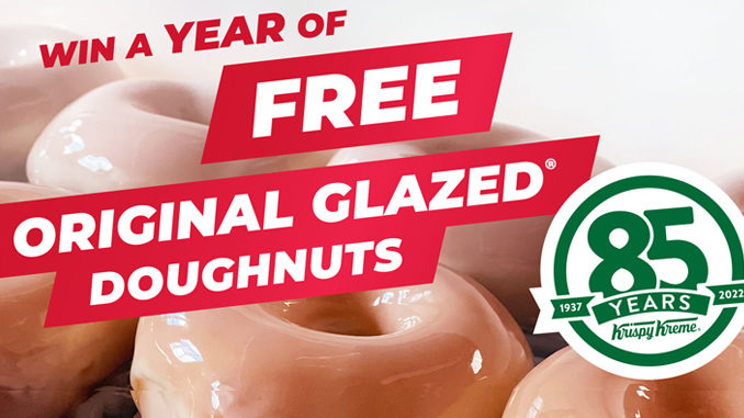 Krispy Kreme Is Giving Away 8,500 Years Of Free Doughnuts From July 11-14, 2022