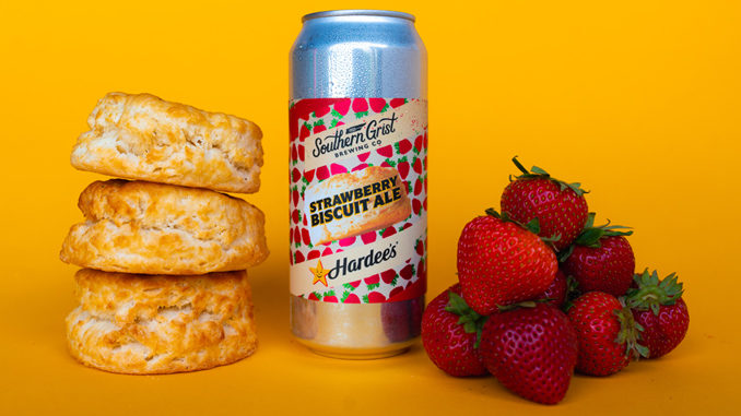 Hardee’s Launches New Strawberry Biscuit Ale In Partnership With Southern Grist Brewing Co.