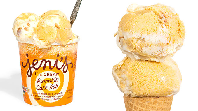 Jeni’s Brings Back Pumpkin Cake Roll Ice Cream