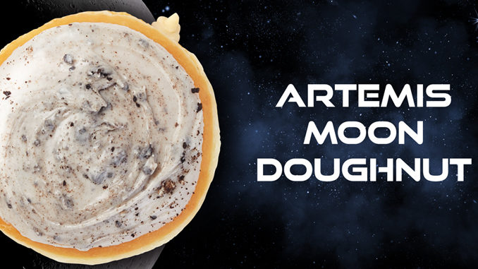 Krispy Kreme Launches New Artemis Moon Doughnut For One Day Only On August 29, 2022