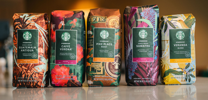 New Whole Bean Coffee Packaging