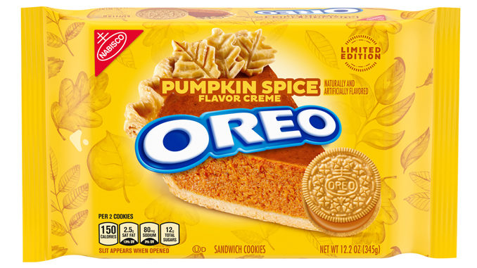 Oreo Pumpkin Spice Sandwich Cookies Return On August 15, 2022