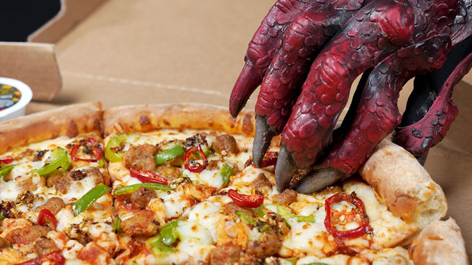 Papa Johns To Offer New Dragon Flame Pizza For One Day Only At King's Landing Park In Apopka, Florida On August 21, 2022