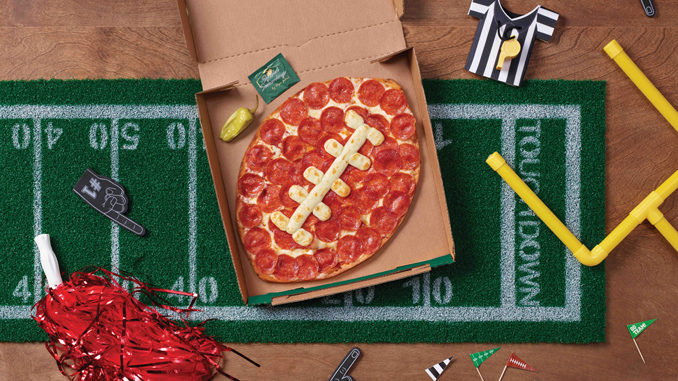 Papa Johns Unveils New Football Pizza