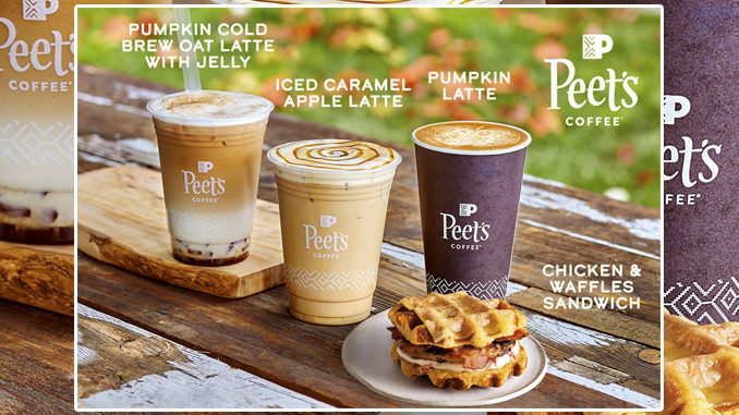 Peet’s Coffee Pours New Caramel Apple Latte And More As Part Of 2022 Fall Menu