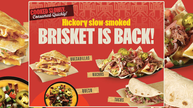 Taco Bueno Welcomes Back Hickory Slow-Smoked Brisket