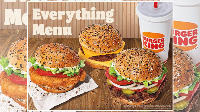 Burger King Tests New Everything Seasoned Bun