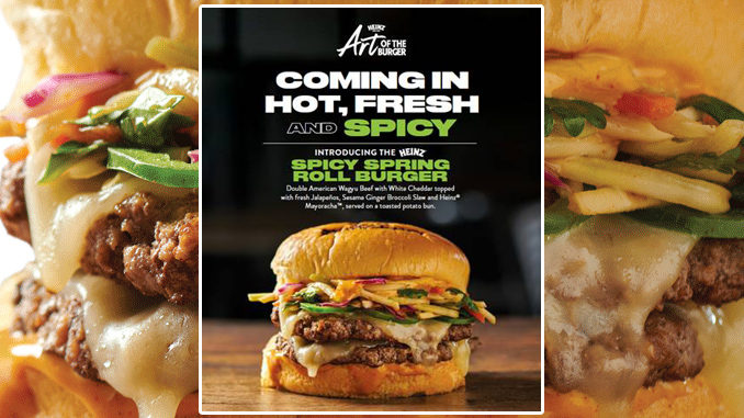 BurgerFi Offers New Heinz Spicy Spring Roll Burger For One Week Only At Select Locations Starting September 19, 2022