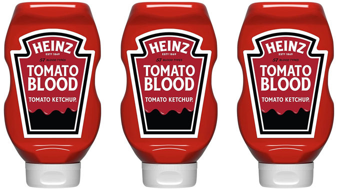 Heinz Brings Back Tomato Blood Ketchup For 2022 Halloween Season