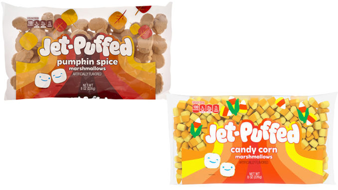 Jet-Puffed Welcomes Pumpkin Spice And Candy Corn Marshmallows For Fall 2022