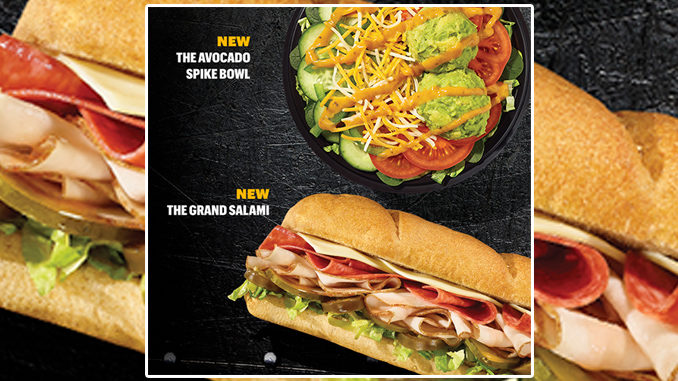 New Grand Salami Sub And Avocado Spike Bowl Join The Subway Vault
