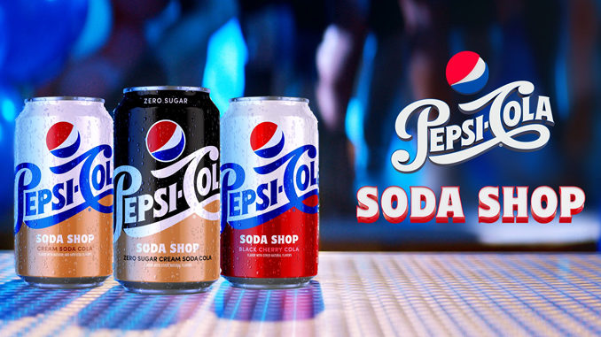 Pepsi Introduces New Zero Sugar Cream Soda Cola As Part Of Returning Pepsi-Cola Soda Shop