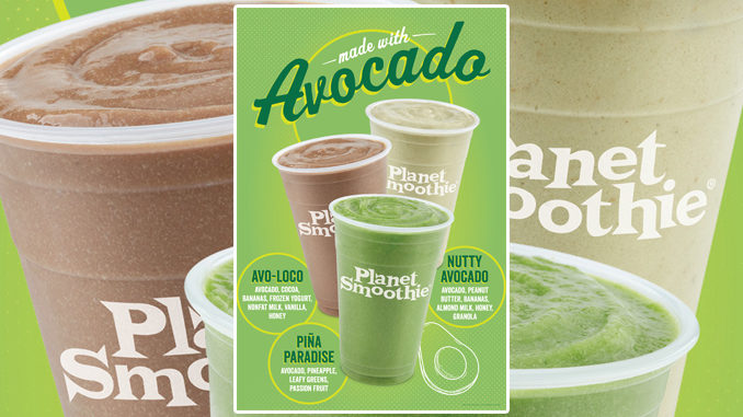 Planet Smoothie Launches New Avocado Smoothies Lineup