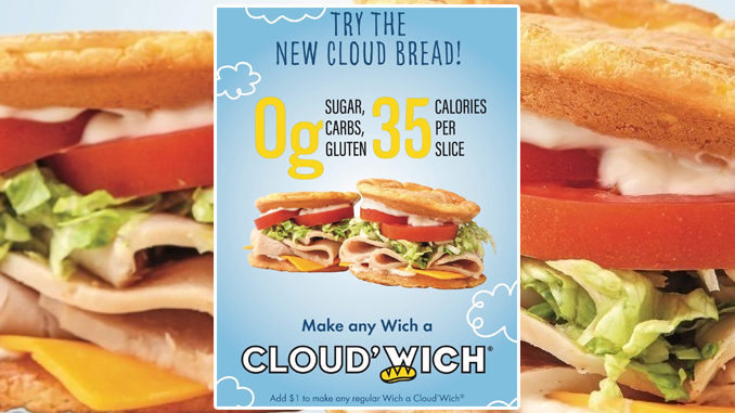 Which Wich Launches New Cloud'WICH Option In Partnership With The Cloud Bread Company