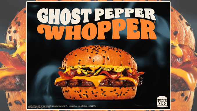 Burger King Launches New Ghost Pepper Whopper With Orange Bun Nationwide