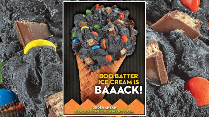 Cold Stone Creamery Brings Back Boo Batter Ice Cream For 2022 Halloween Season