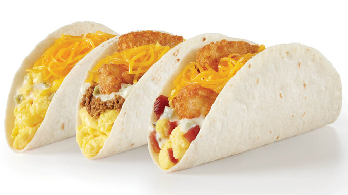 Del Taco Brings Back Double Cheese Breakfast Tacos