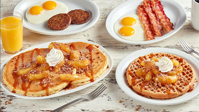 Huddle House Adds New Apple Streusel Breakfast Platters