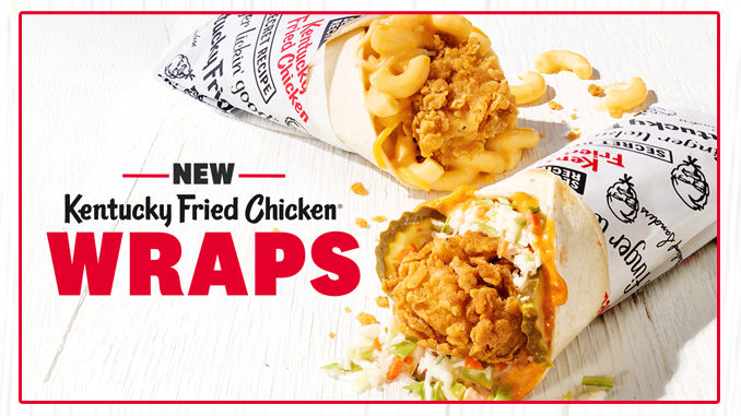 KFC Tests New Lineup Of Kentucky Fried Chicken Wraps
