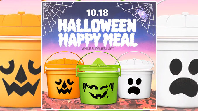 McDonald’s Halloween Pails Set To Return On October 18, 2022