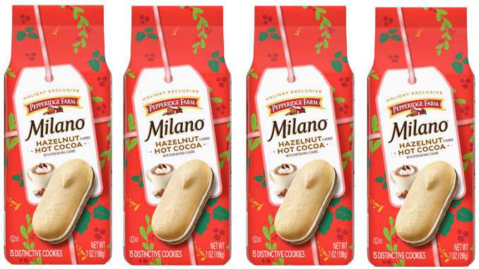 Pepperidge Farm Introduces New Hazelnut Hot Cocoa Milano Cookies For 2022 Holiday Season