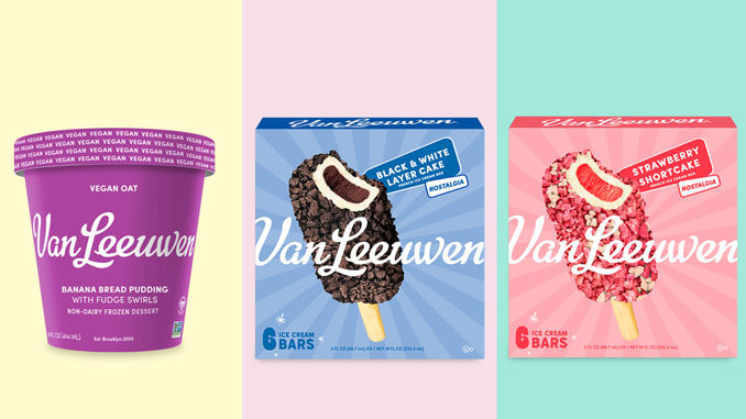 Van Leeuwen Launches New Pint Flavor And 2 New Ice Cream Bar Flavors Exclusively At Sprouts