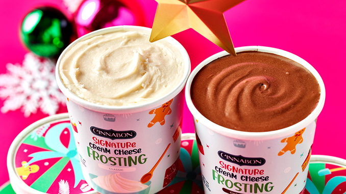 Cinnabon Launches New Take-Home Chocolate Frosting Pints Alongside Returning Signature Cream Cheese Frosting Pints