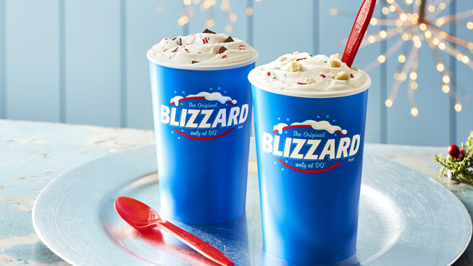 Dairy Queen Launches New Frosted Sugar Cookie Blizzard Alongside Returning Candy Cane Chill Blizzard