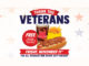 Free Meal For Veterans And Active Military At Wienerschnitzel And Hamburger Stand On November 11, 2022