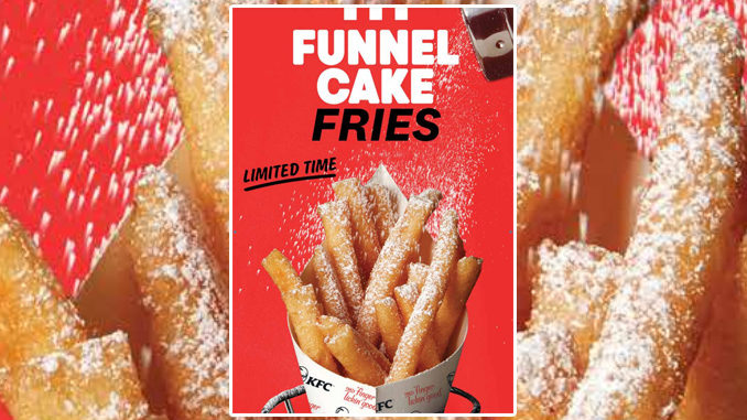 KFC Tests New Funnel Cake Fries In The Midwest