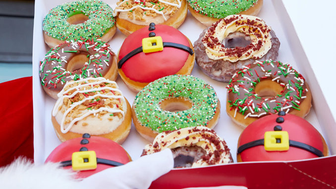 Krispy Kreme Unveils New Santa’s Bake Shop Collection For 2022 Holiday Season