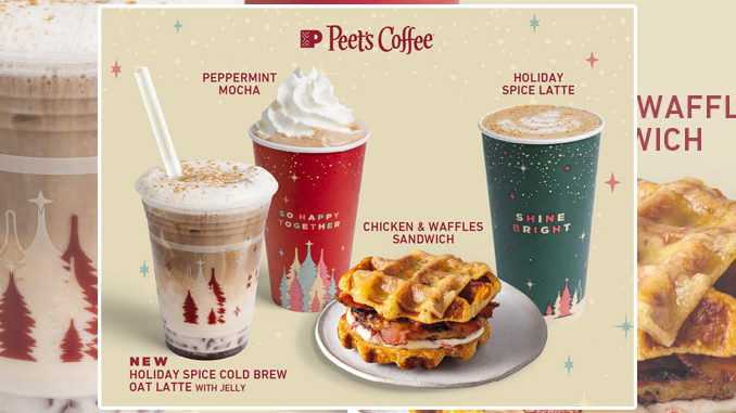 Peet’s Debuts New Holiday Spice Cold Brew Oat Latte With Brown Sugar Jelly As Part Of 2022 Holiday Menu