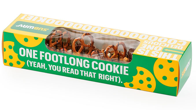 Subway Set To Debut First-Ever Footlong Cookie Lineup On December 4, 2022