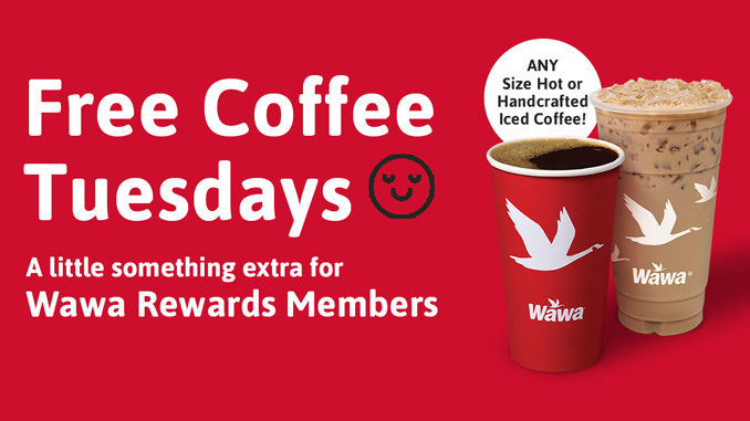Wawa Brings Back ‘Free Coffee Tuesdays’ For Rewards Members Though December 27, 2022