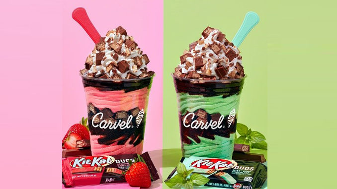 Carvel Introduces 2 New Kit Kat Duos-Inspired Sundae Dashers As Part Of New Winter Menu